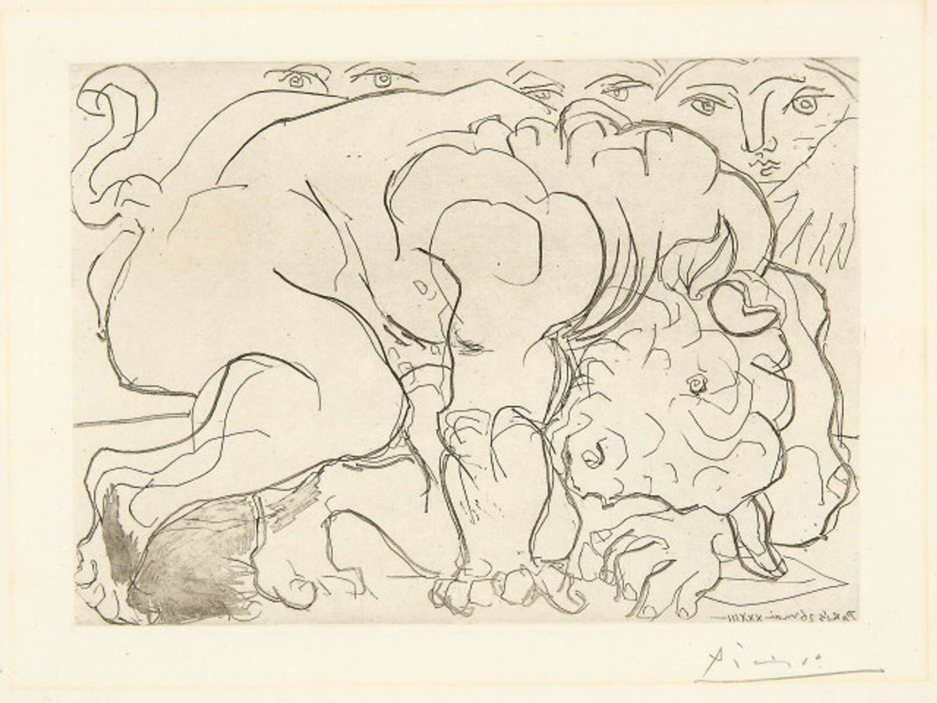 Minotaure Blessé (La Suite Vollard) - Signed Print by Pablo Picasso 1933 - MyArtBroker