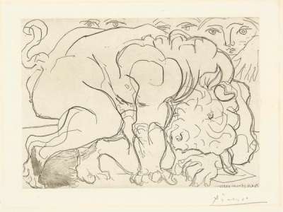 Minotaure Blessé (La Suite Vollard) - Signed Print by Pablo Picasso 1933 - MyArtBroker