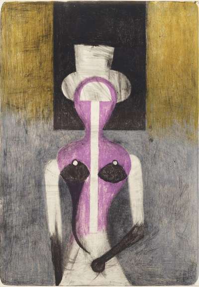 Mujer Con Sombrero - Signed Print by Rufino Tamayo 1972 - MyArtBroker