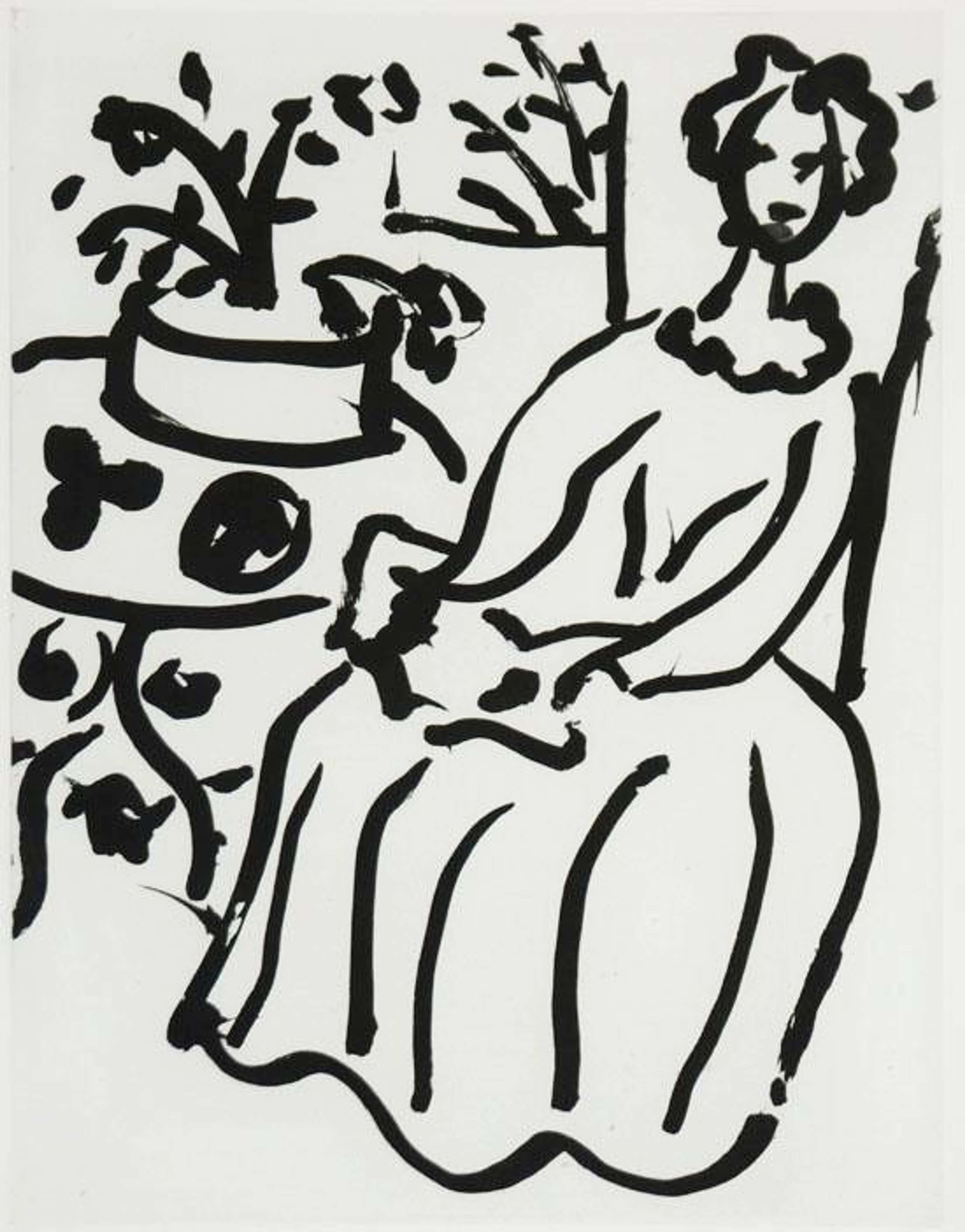 Marie José En Robe Jaune - undefined by Henri Matisse 1950 - MyArtBroker