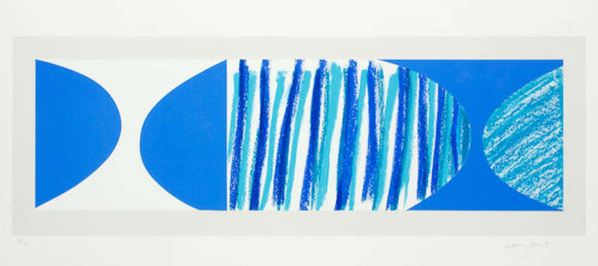 Blue Brad - Signed Print by Sir Terry Frost 2003 - MyArtBroker