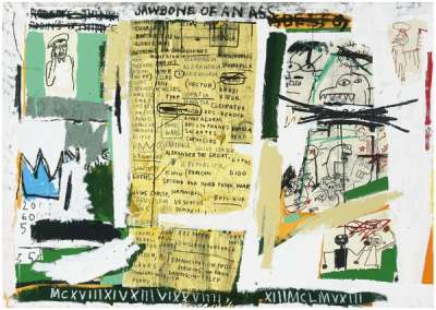 Jean-Michel Basquiat: Jawbone Of An Ass - Unsigned Print