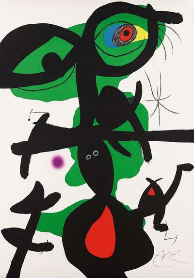 Oda A Joan Miró (portfolio) - Signed Print by Joan Miro 1973 - MyArtBroker