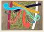 Frank Stella: Puerto Rican Blue Pigeon - Signed Print