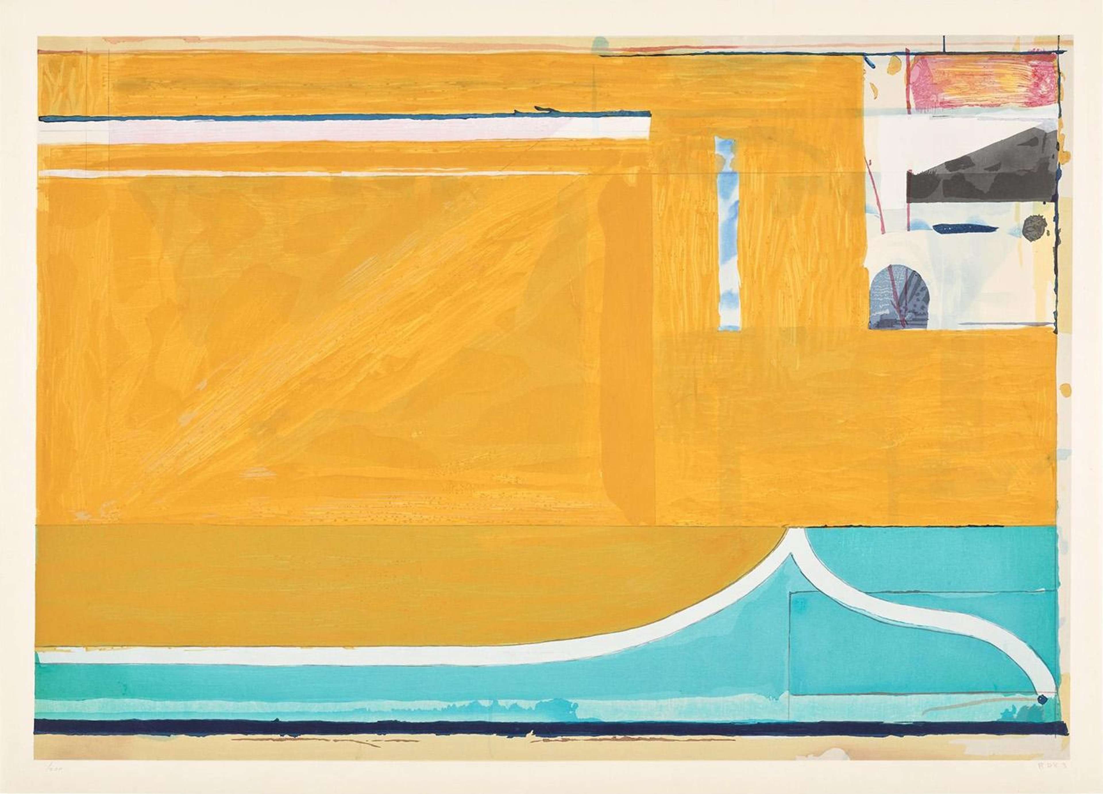 Ochre - Signed Print by Richard Diebenkorn 1983 - MyArtBroker