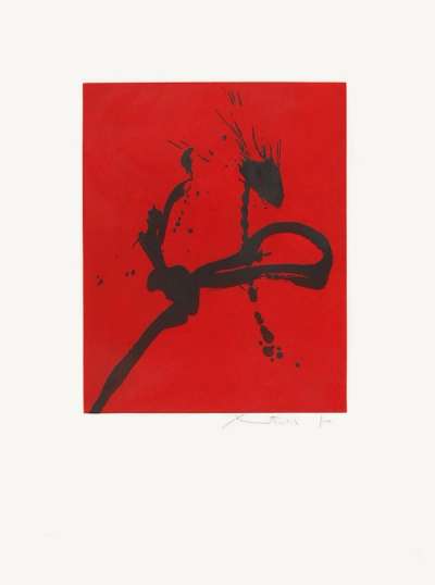Gesture IV - Signed Print by Robert Motherwell 1977 - MyArtBroker