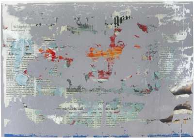 Gerhard Richter: FAZ-Übermalung (FAZ Overpainted) - Signed Print