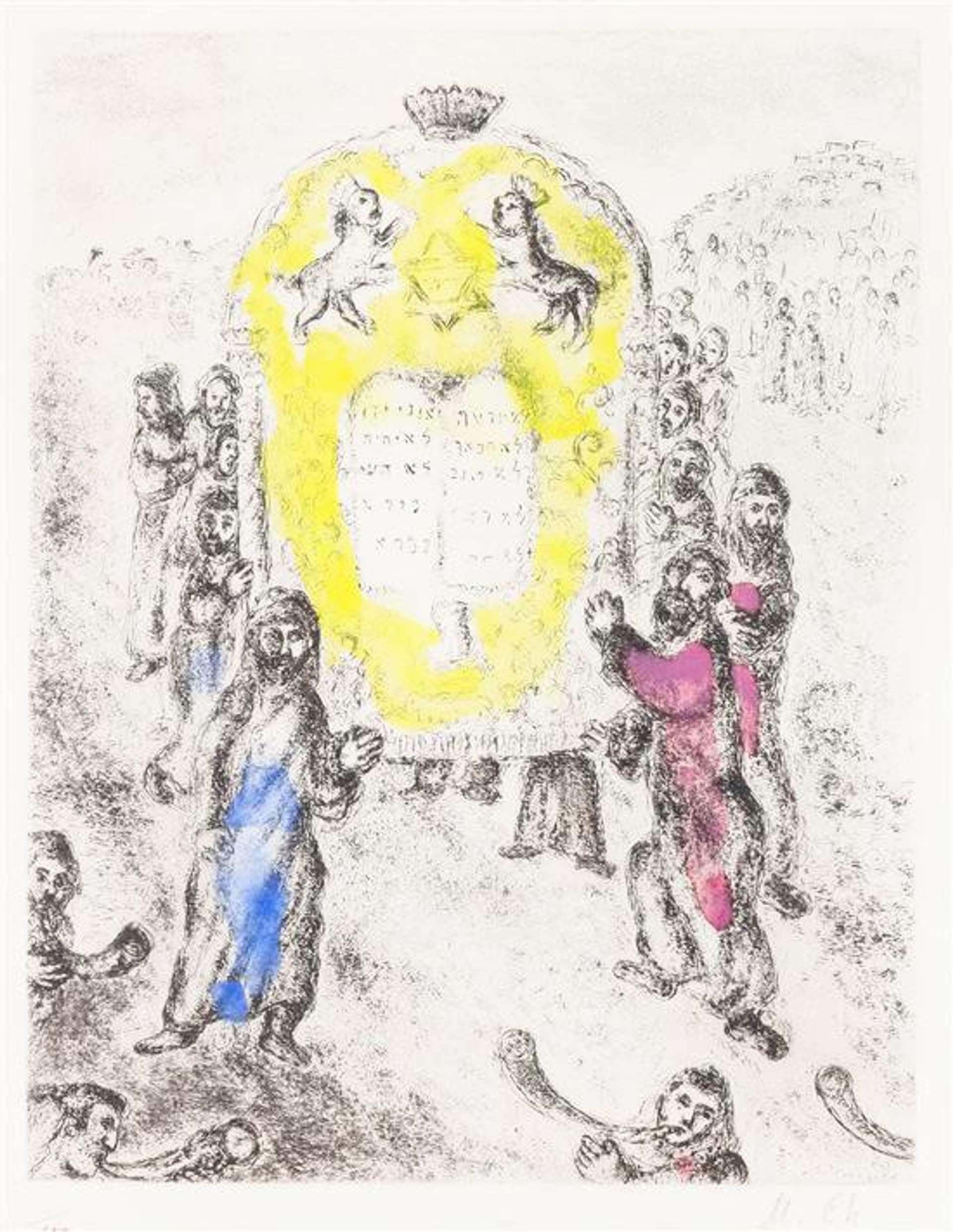 Josue Arme Par Eternel - Signed Print by Marc Chagall 1931 - MyArtBroker