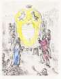 Marc Chagall: Josue Arme Par Eternel (La Bible) - Signed Print