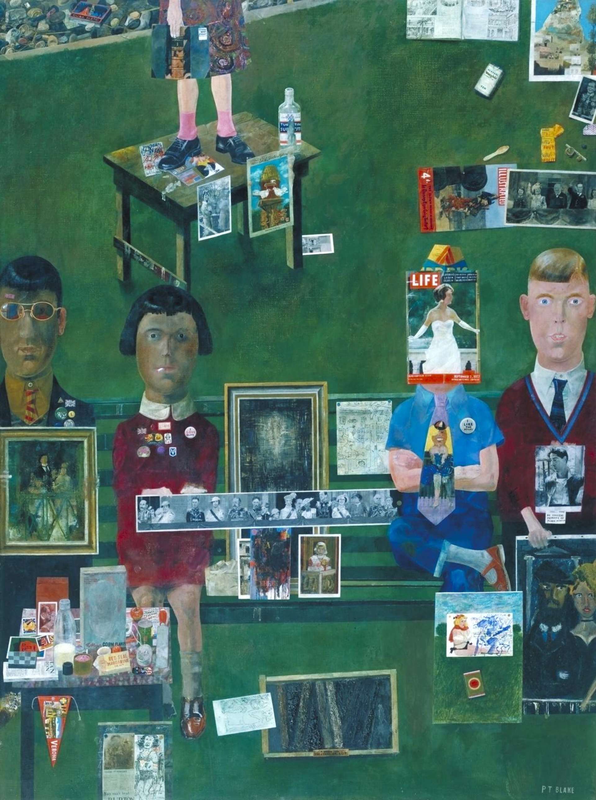 On The Balcony by Peter Blake