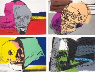 Skull (complete set) - Signed Print by Andy Warhol 1976 - MyArtBroker