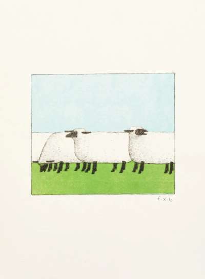 Les Moutons - Signed Print by Francois Xavier Lalanne 2004 - MyArtBroker