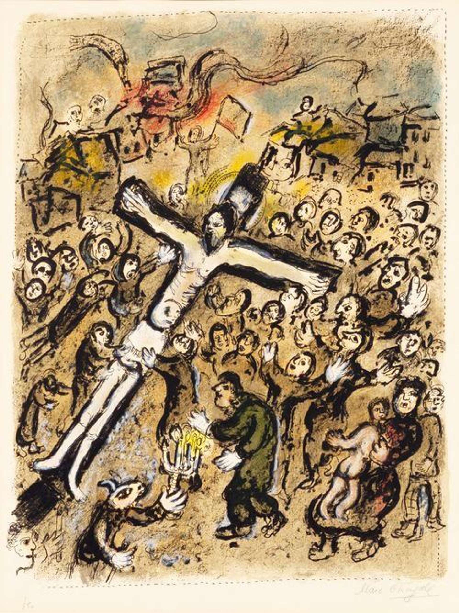 Le Martyr - Signed Print by Marc Chagall 1970 - MyArtBroker