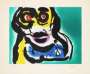 Karel Appel: Night Faces On Broadway III - Signed Print