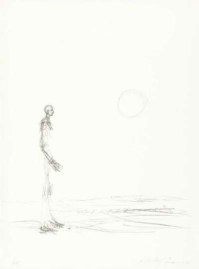 Homme Debout Et Soleil - Signed Print by Alberto Giacometti 1963 - MyArtBroker