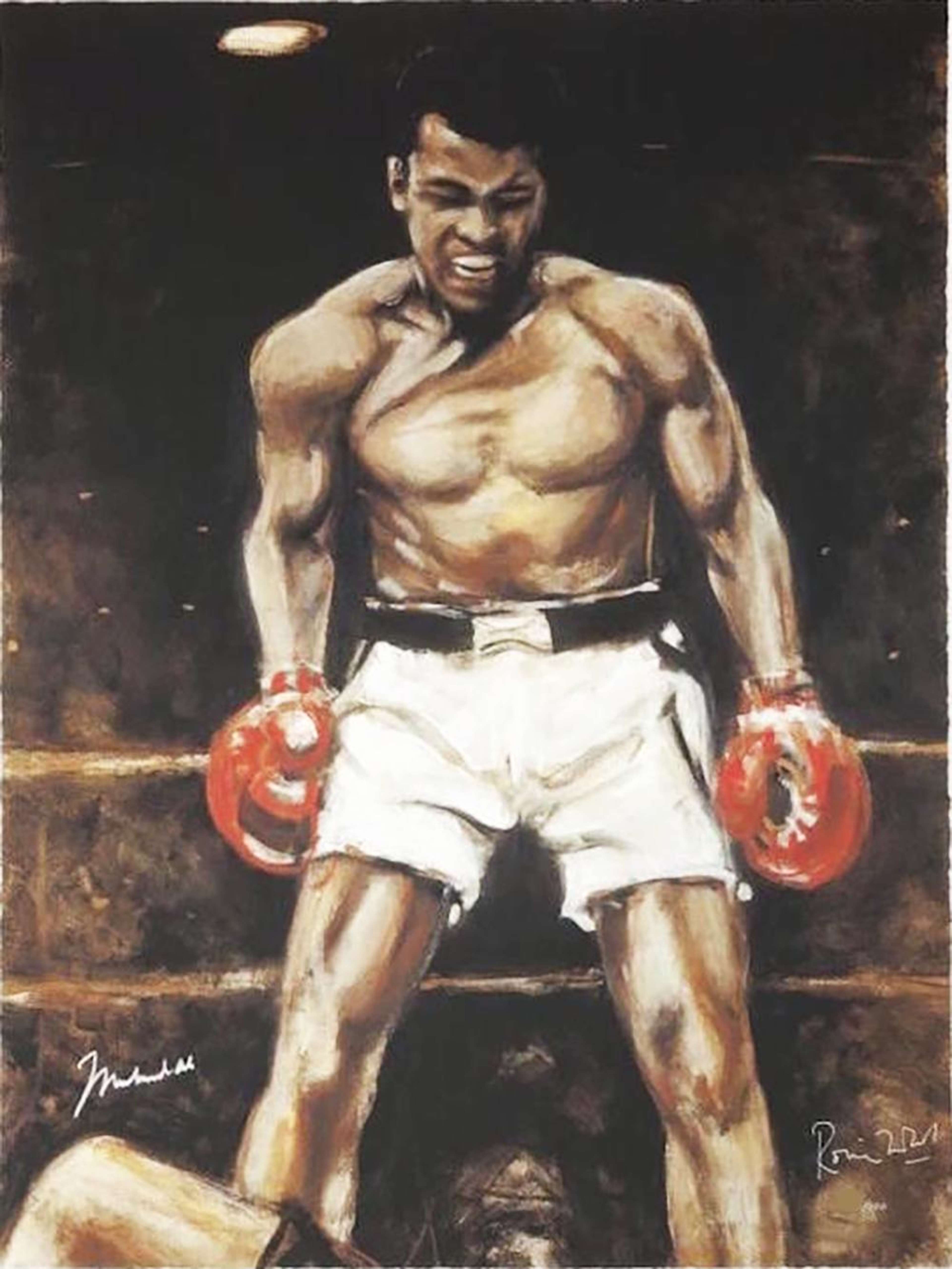 Muhammad Ali - Signed Print by Ronnie Wood 2002 - MyArtBroker