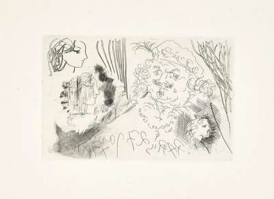 Rembrandt Et Têtes De Femme (La Suite Vollard) - Signed Print by Pablo Picasso 1934 - MyArtBroker