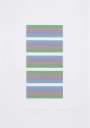 Bridget Riley: Intervals 3 (blue/green) - Signed Print