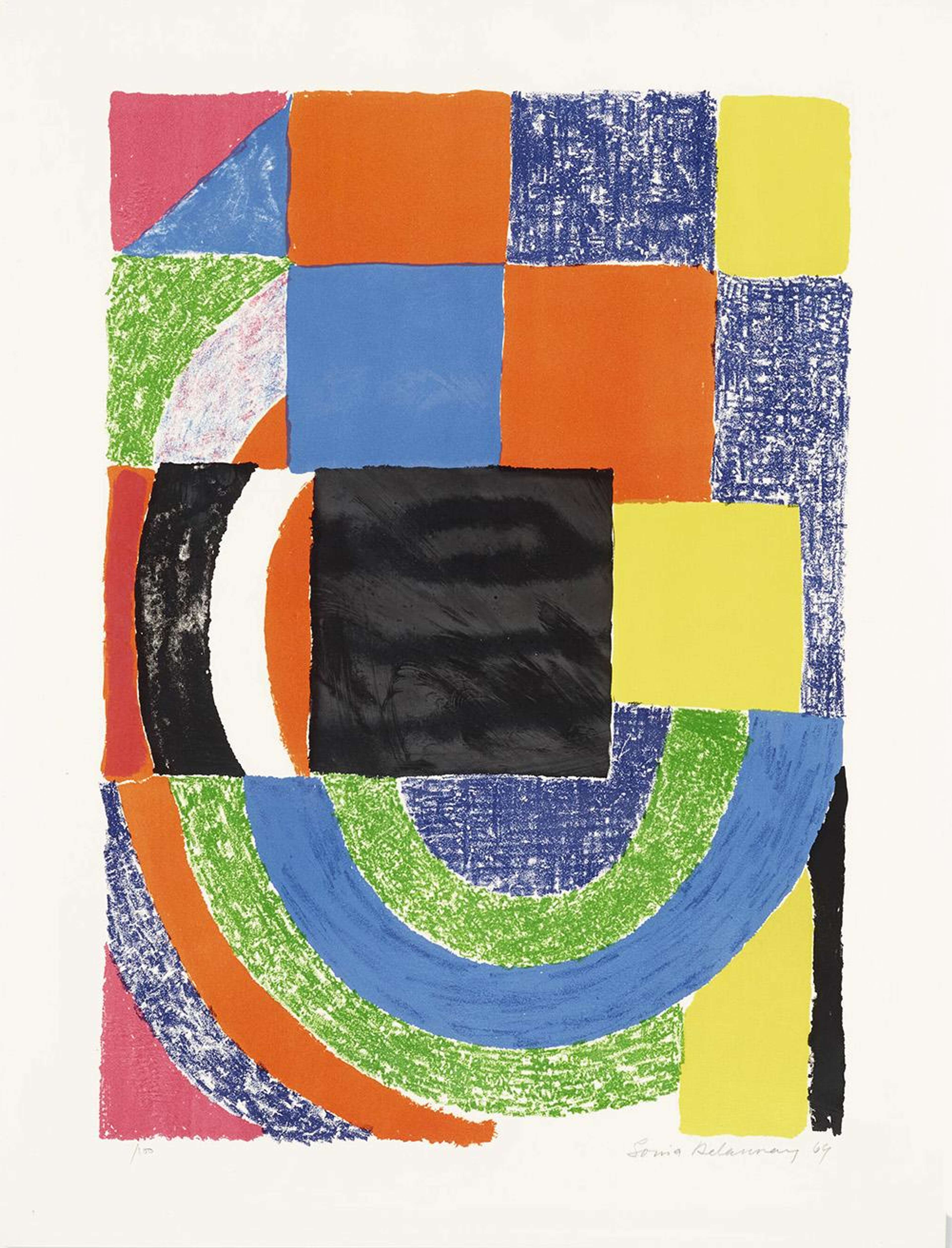 Untitled - Signed Print by Sonia Delaunay 1969 - MyArtBroker