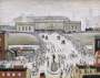 L S Lowry: Station Approach - Signed Print