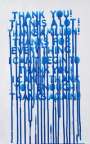 Mel Bochner: Thank You - Signed Print