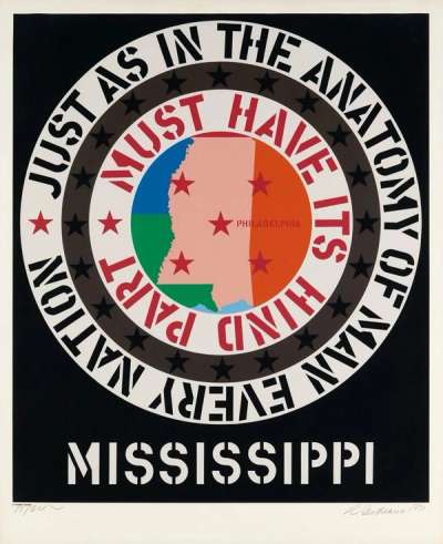 Mississippi - Signed Print by Robert Indiana 1971 - MyArtBroker
