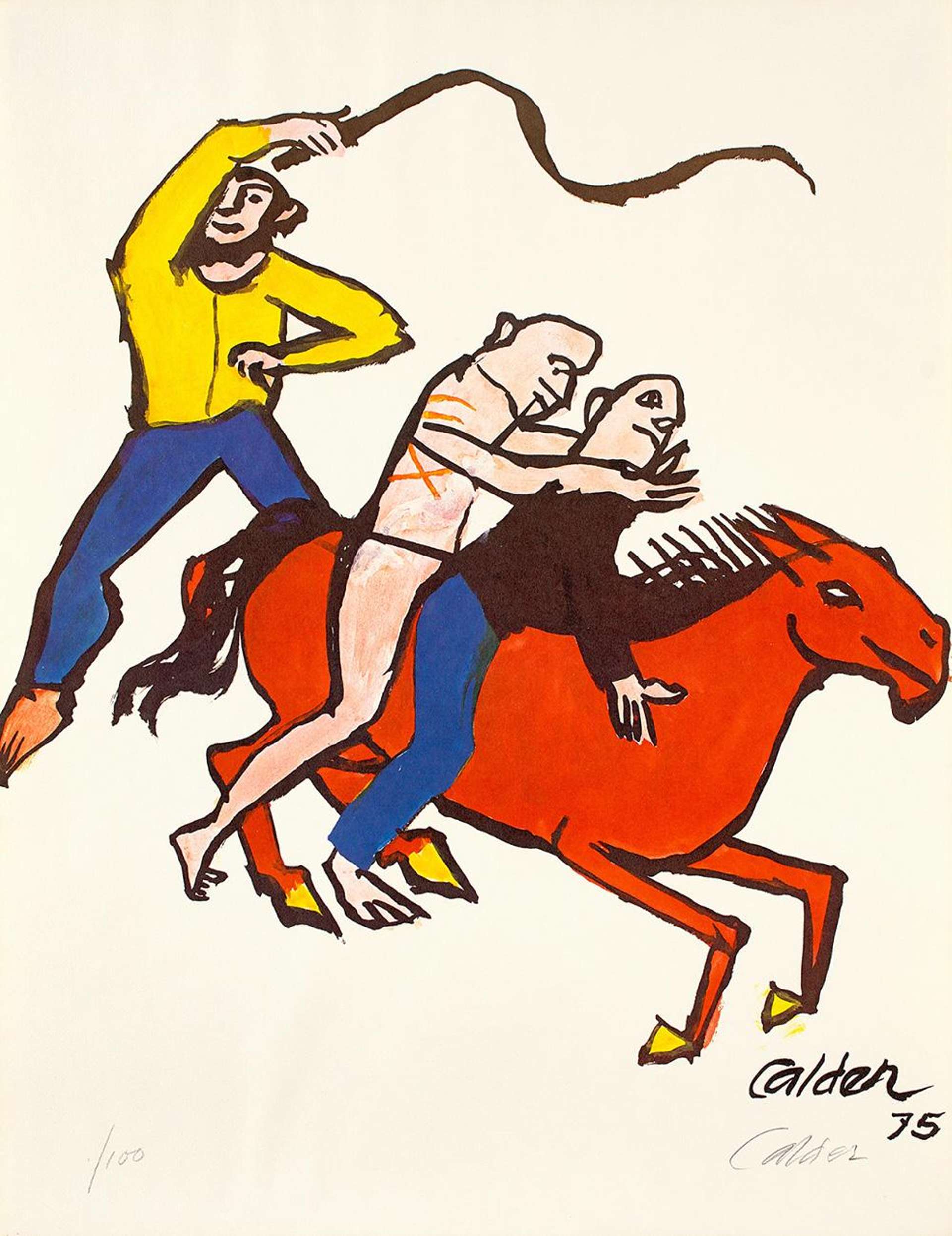 Flight From Tyranny - Signed Print by Alexander Calder 1975 - MyArtBroker