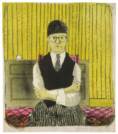Self-Portrait - Signed Print by David Hockney 1954 - MyArtBroker