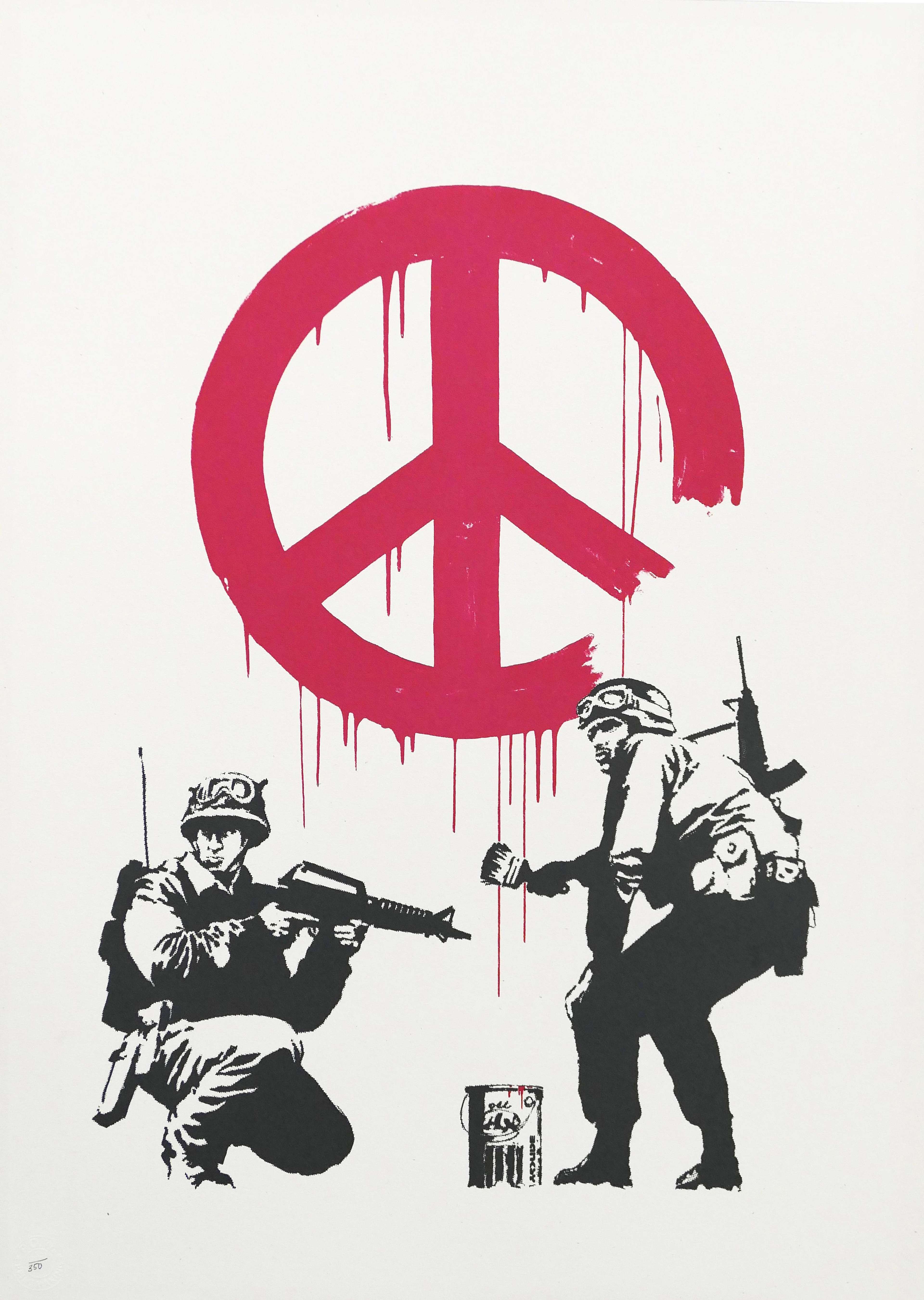 CND Soldiers - Unsigned Print by Banksy 2005 - MyArtBroker