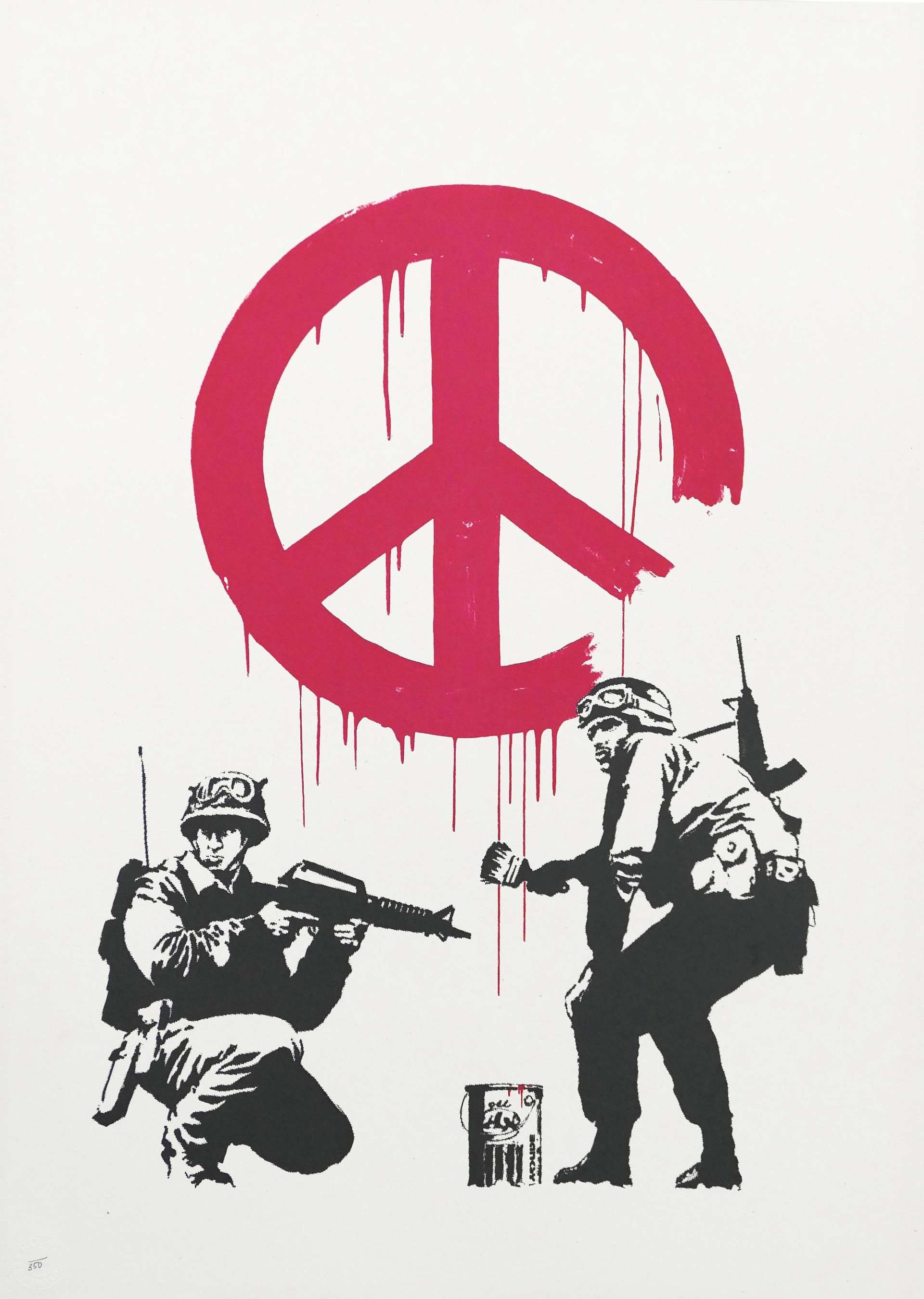 Banksy: CND Soldiers - Unsigned Print