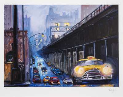 Yellow Taxi - Signed Print by Bob Dylan 2022 - MyArtBroker