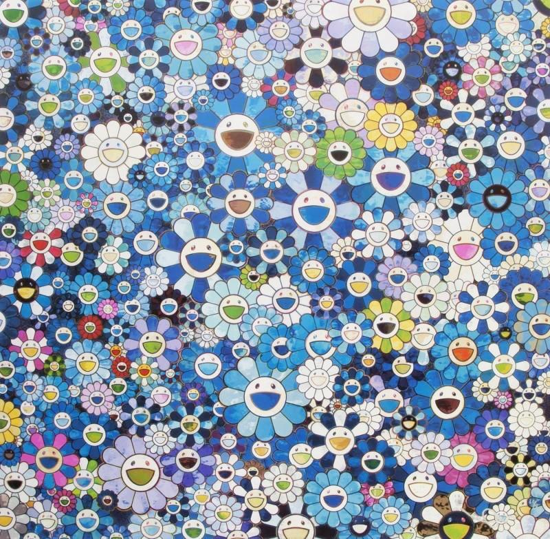 Takashi Murakami Shangri La (blue) (Signed Print) 2012 | MyArtBroker