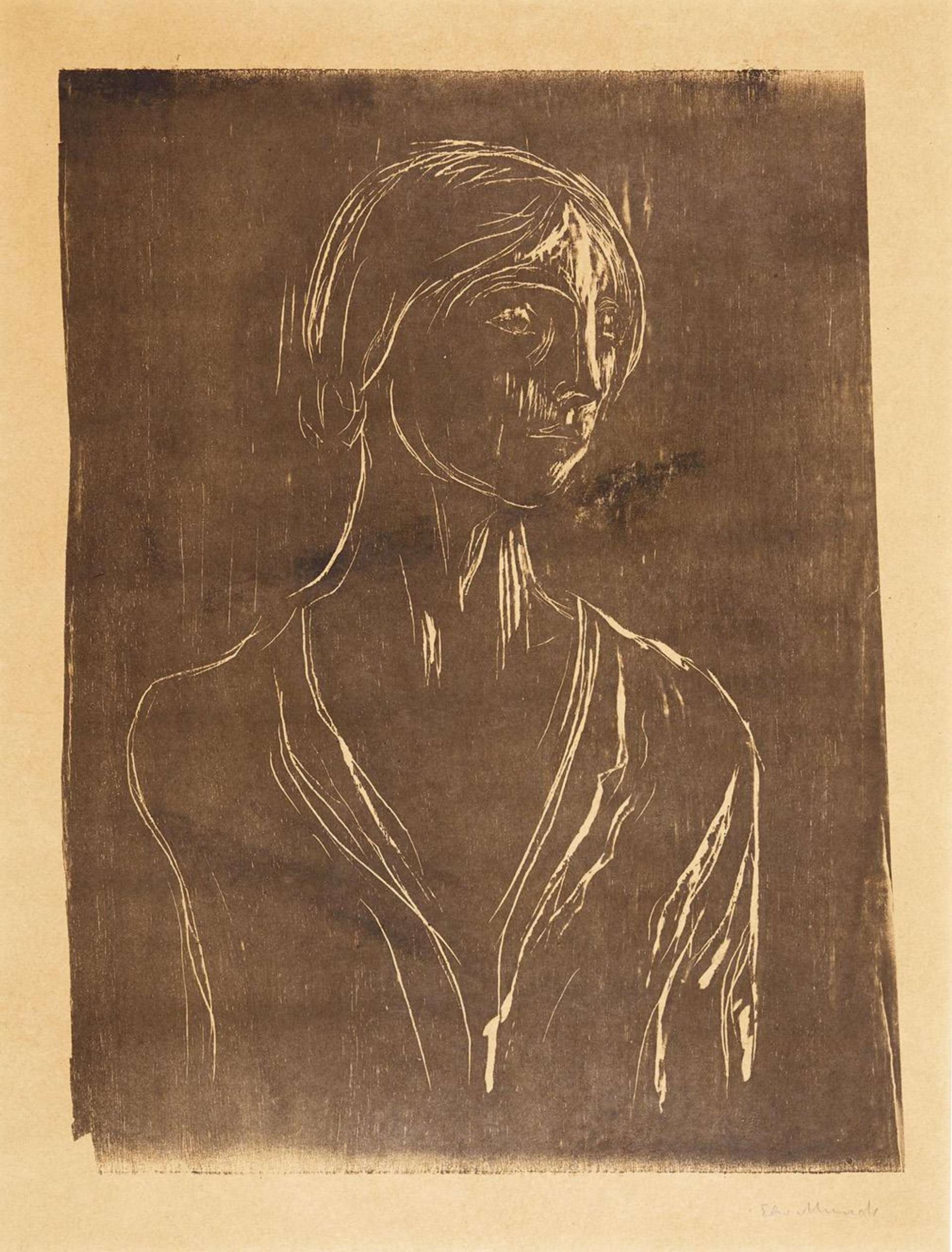 Birgitte I - Signed Print by Edvard Munch 1930 - MyArtBroker