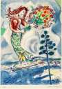 Marc Chagall: Sirene Au Pin - Signed Print