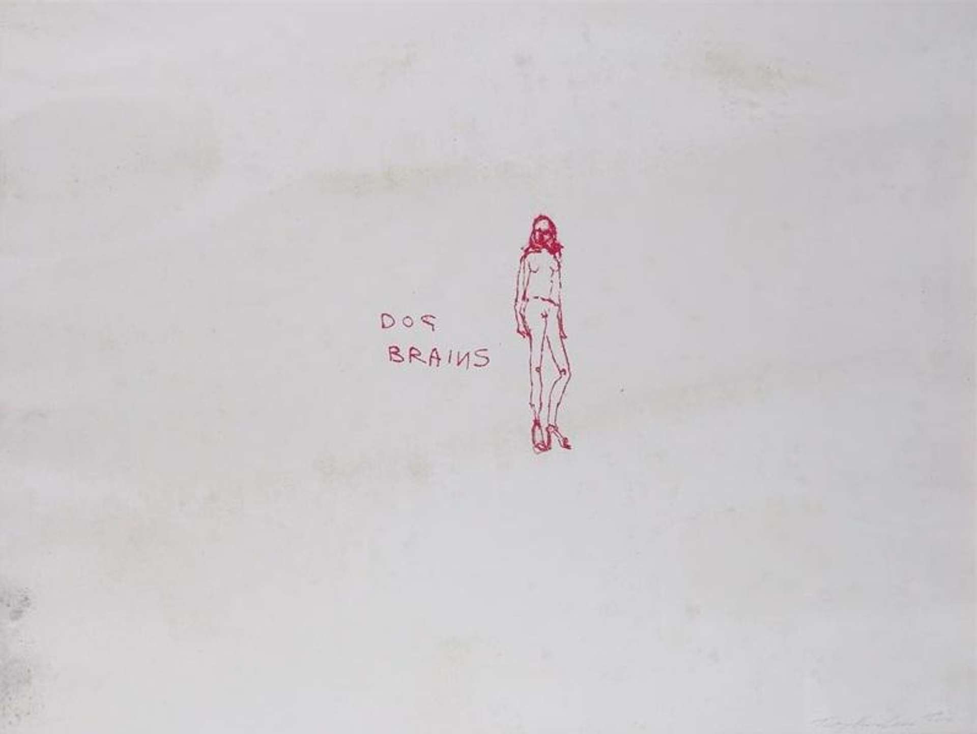Tracey Emin: Dog Brains - Signed Print
