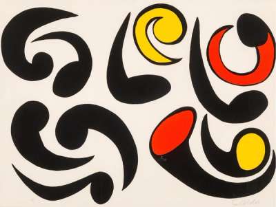 Autres Têtards - Signed Print by Alexander Calder 1976 - MyArtBroker