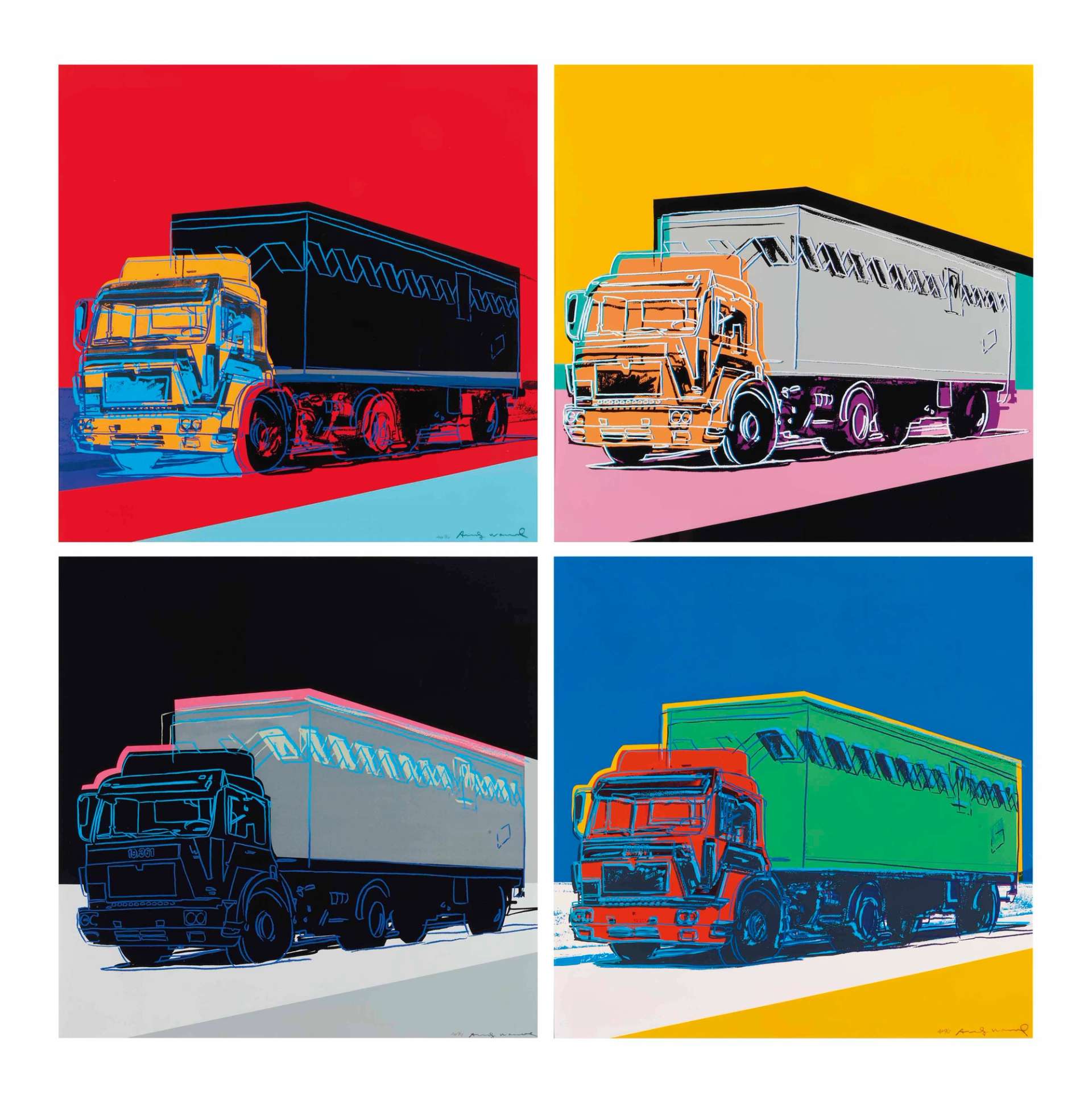 Trucks by Andy Warhol