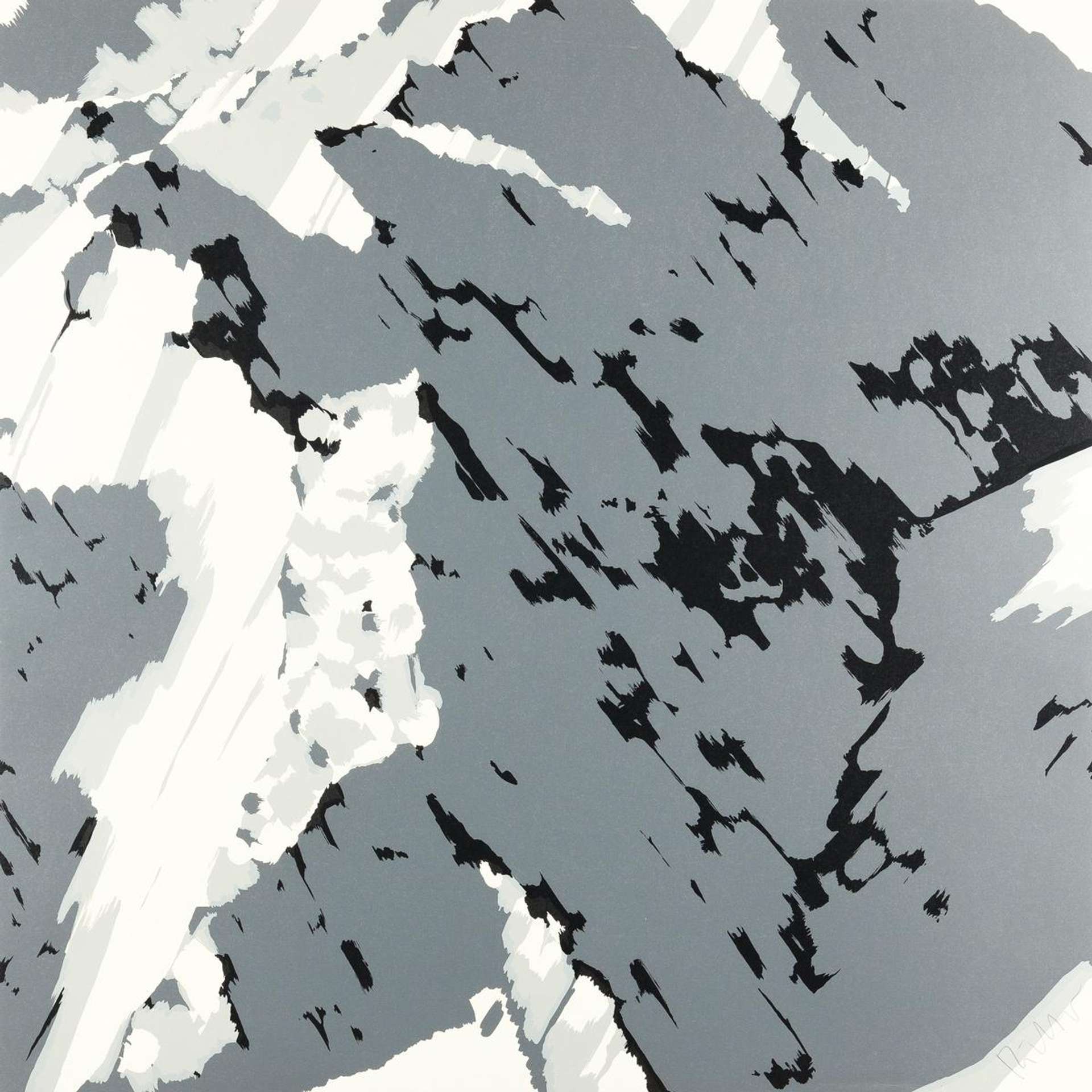 Gerhard Richter: Schweizer Alpen II - A1 - Signed Print