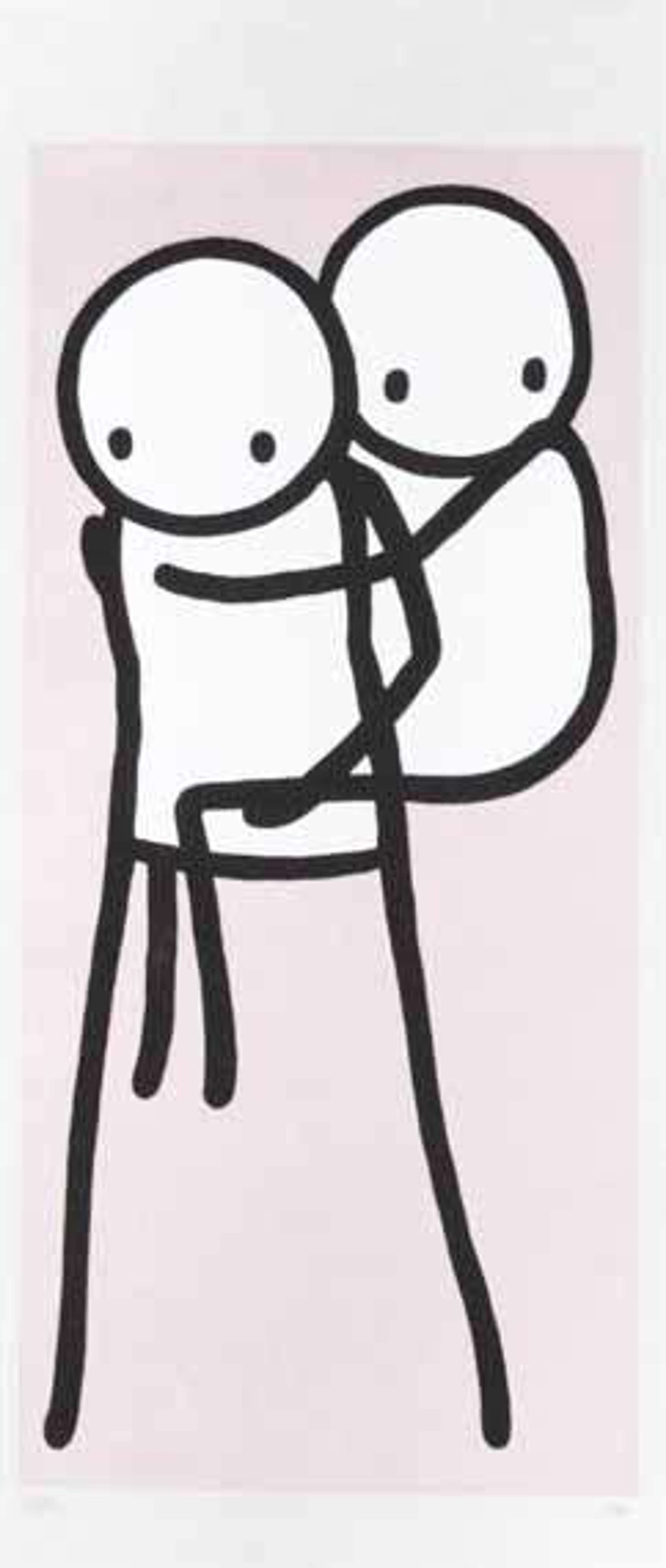 Onbu (pink) - Signed Print by Stik 2013 - MyArtBroker