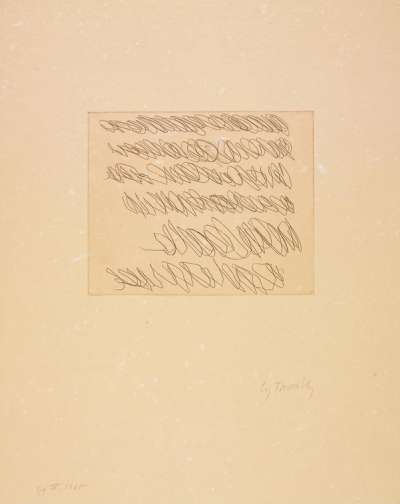 Note IV - Signed Print by Cy Twombly 1967 - MyArtBroker