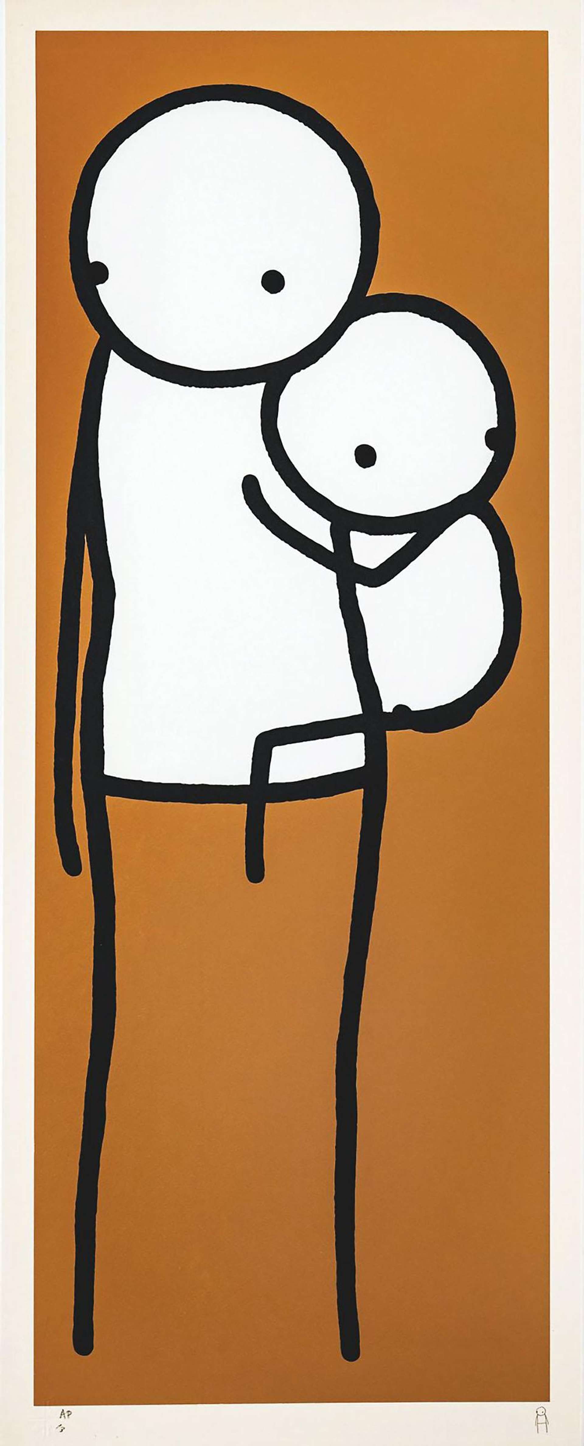 Single Mum (brown) - Signed Print by Stik 2011 - MyArtBroker