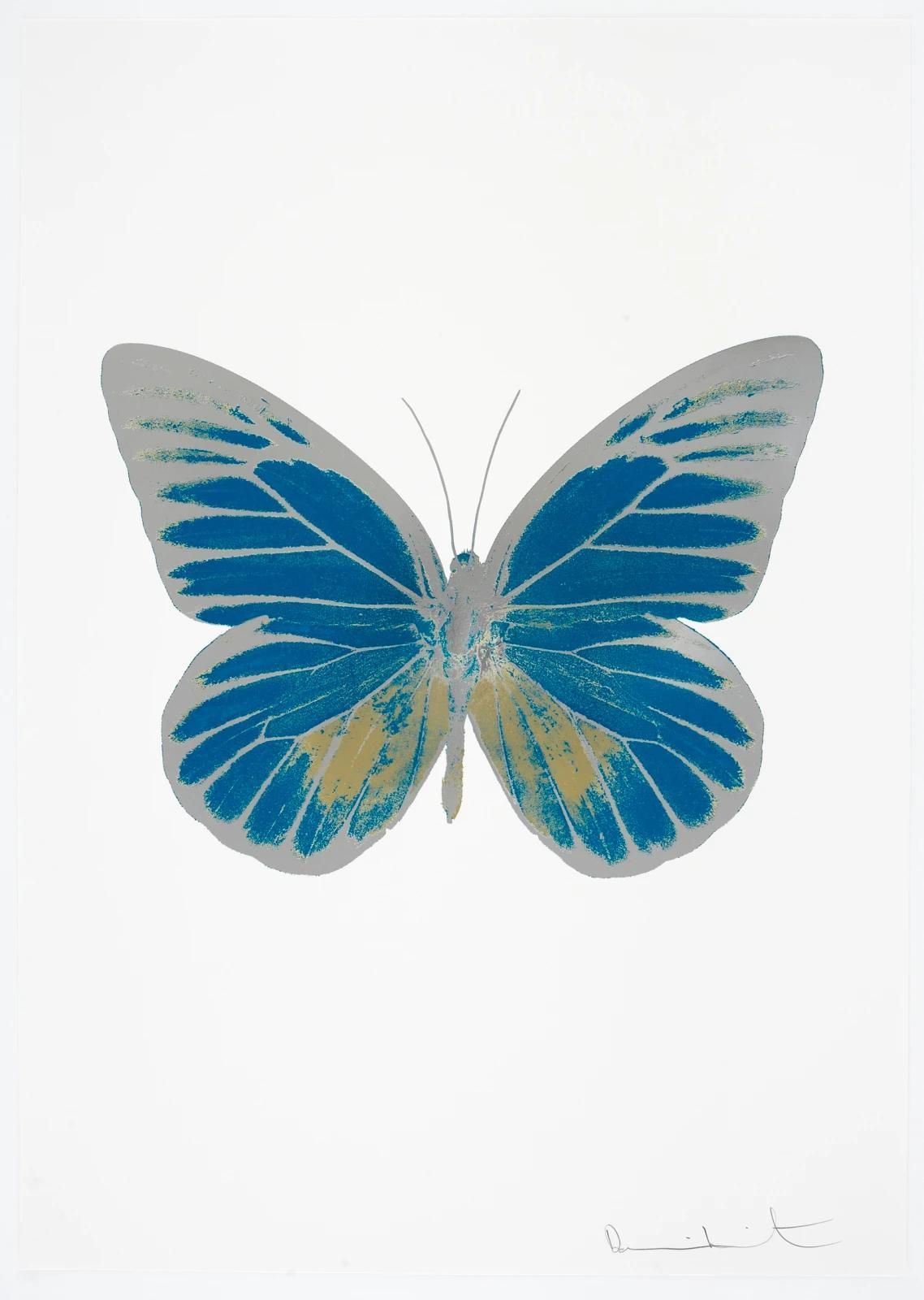 Damien Hirst The Souls IV (topaz, Westminster blue, African gold