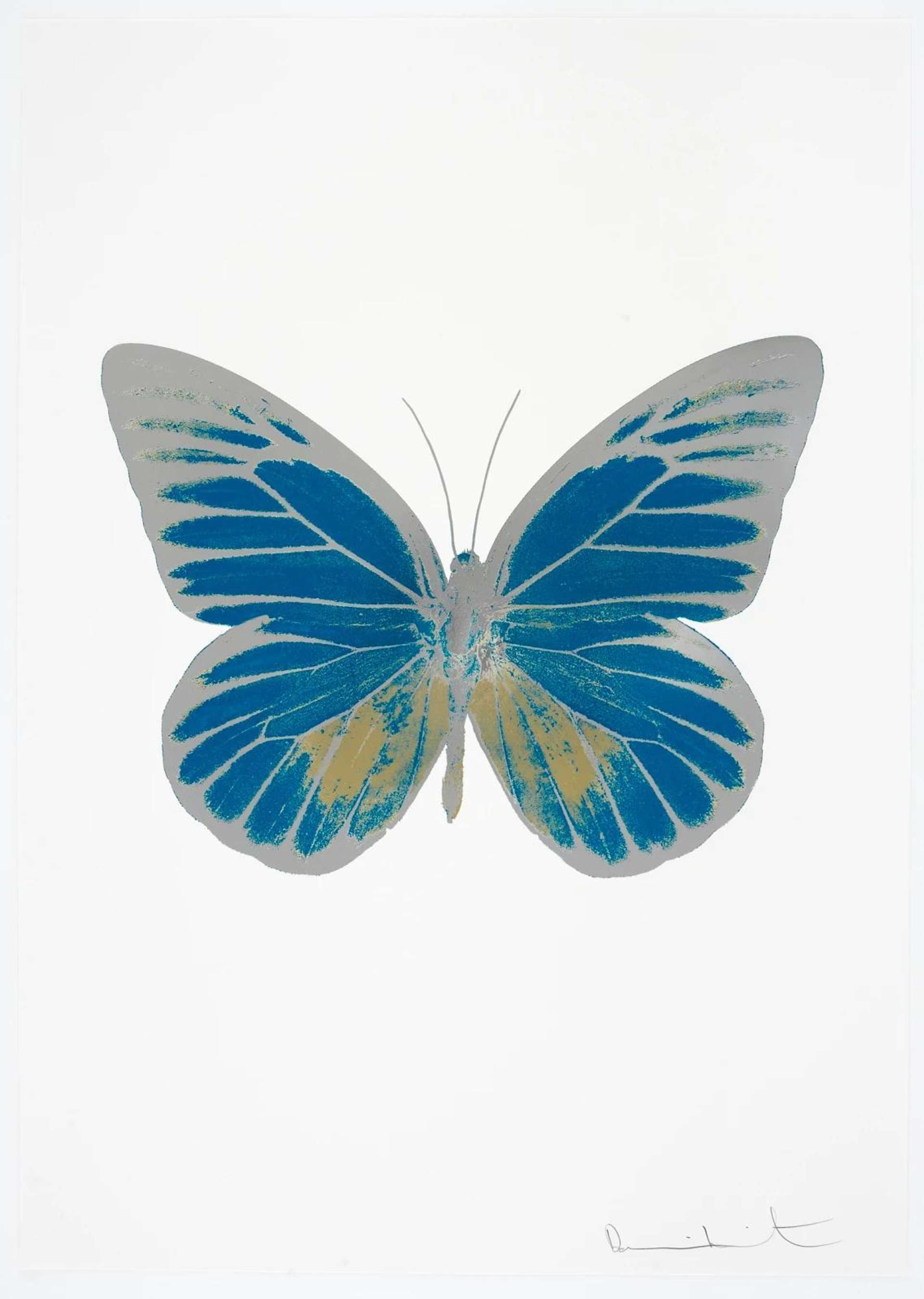 The Souls I (turquoise, cool gold, silver gloss) - Signed Print by Damien Hirst 2010 - MyArtBroker