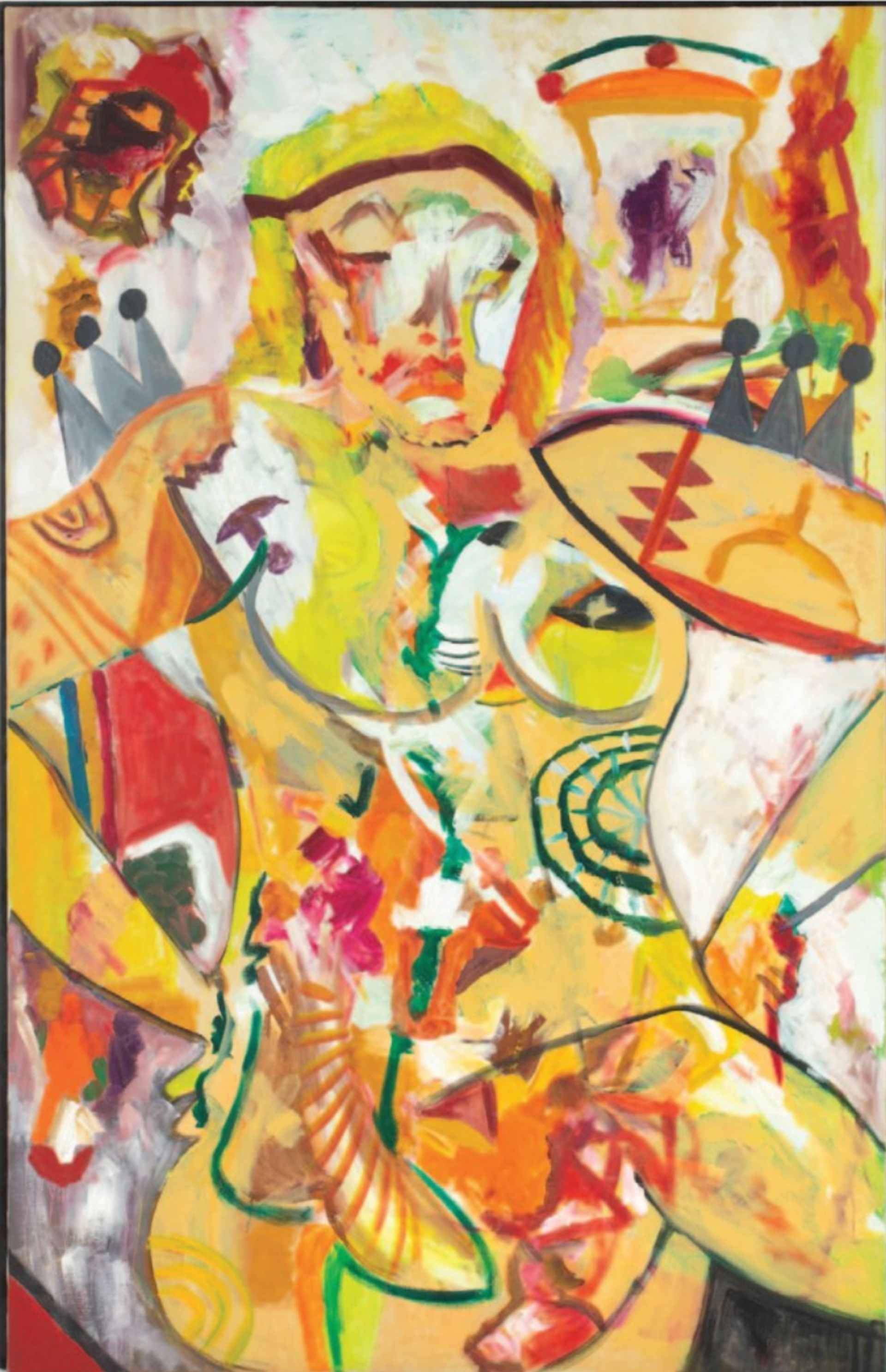 Abstract nude by Bob Dylan
