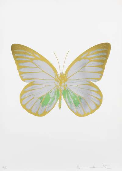 The Souls I (oriental gold, silver gloss, leaf green) - Signed Print by Damien Hirst 2010 - MyArtBroker