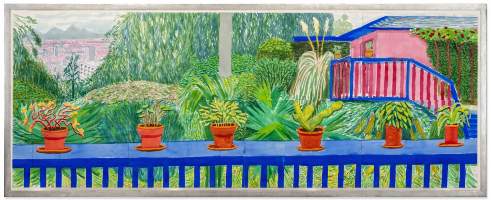 View From Terrace III by David Hockney - Sotheby's 2023
