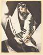 Marc Chagall: Le Rabbin - Signed Print