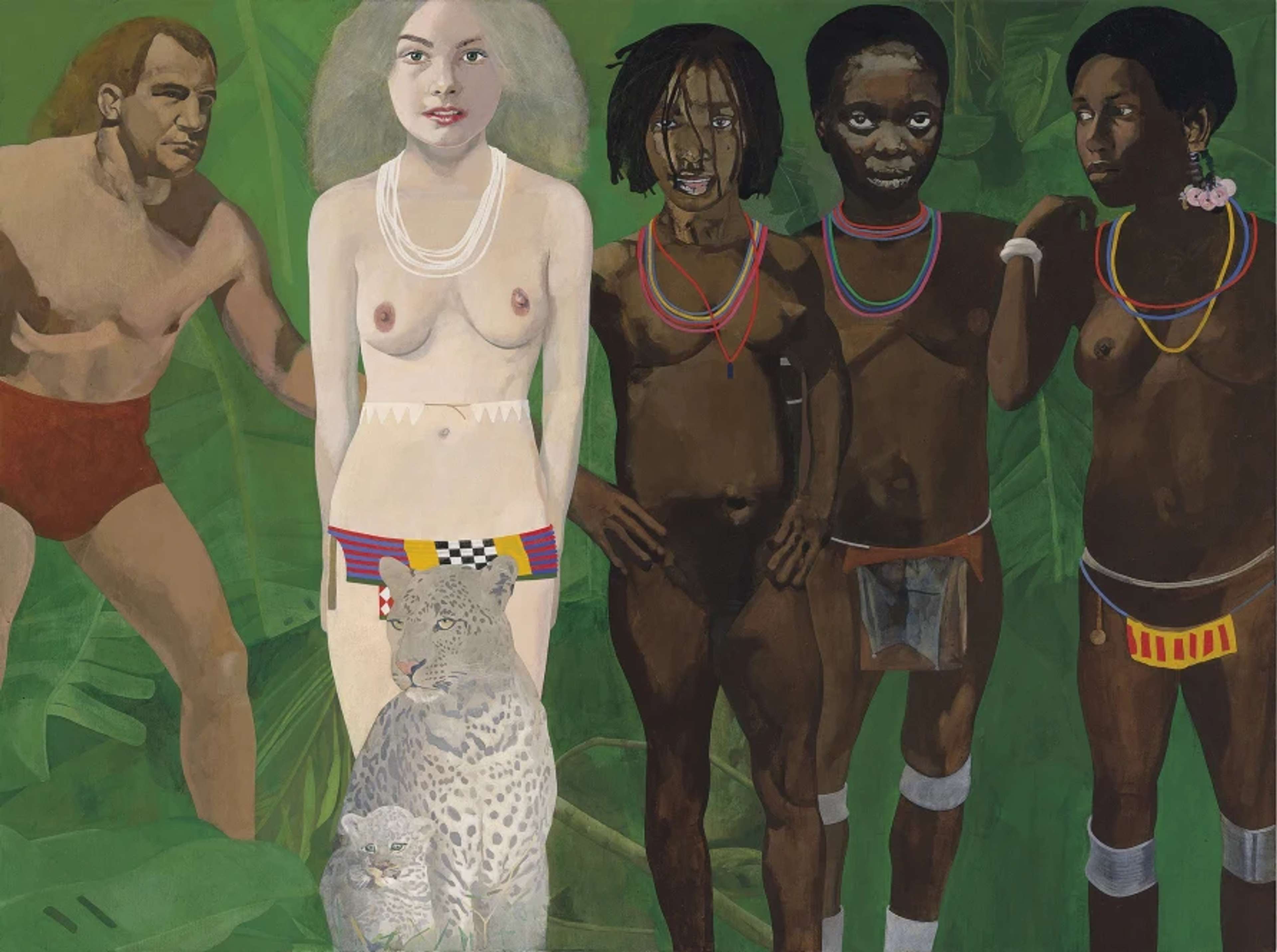 Tarzan Meets The Jungle Goddess by Peter Blake