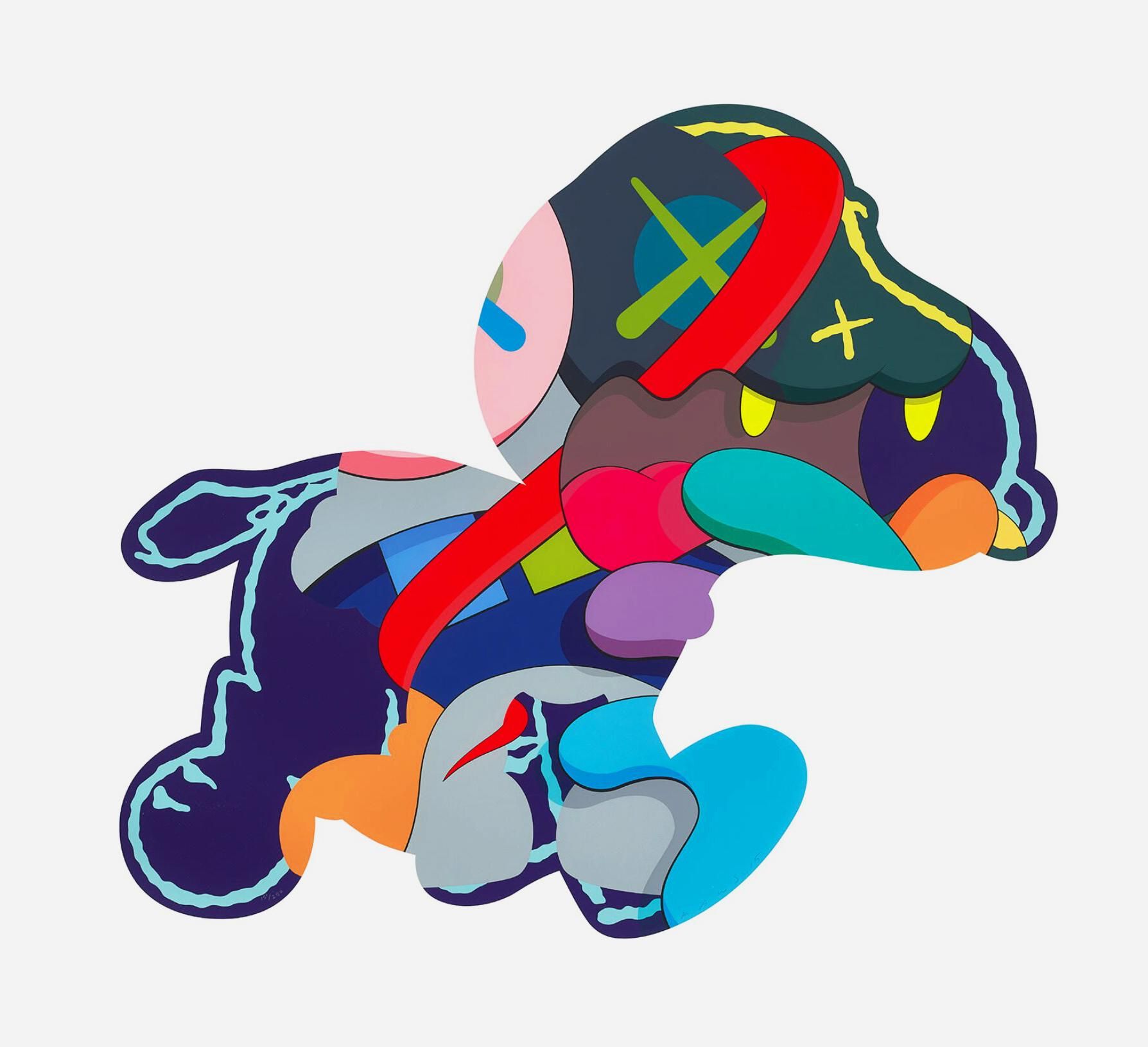 KAWS/カウズ　Offset print「STAY STEADY」リプロダクト 6132ea7e947791082c275011fb1f78