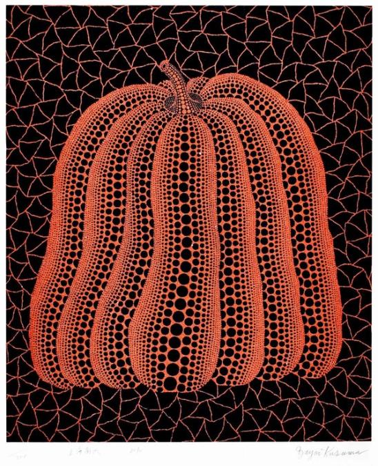 Yayoi Kusama Shanghai Pumpkin (Signed Print) 2010